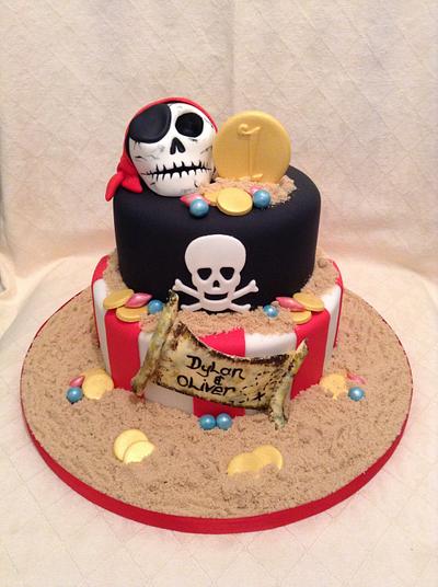 1st birthday treasure  - Cake by Tiggylou's cakes 