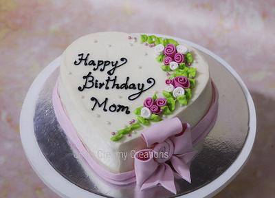 Mom's Birthday  - Cake by Urvi Zaveri 