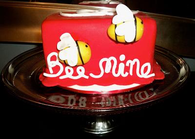 Bee Mine - Cake by Elisa's Sweet Cakes