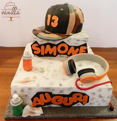 Hat and Beats - Cake by Vanilla cake boutique
