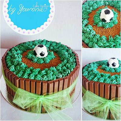 Football cake - Cake by Cake design by youmna 