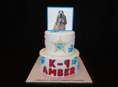 K-9 Amber Celebration - Cake by Elisa Colon