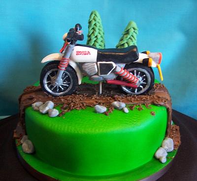 Honda Replica Cake - Cake by Elizabeth Miles Cake Design