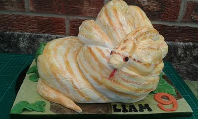 Corn snake cake - Cake by Karen's Kakery