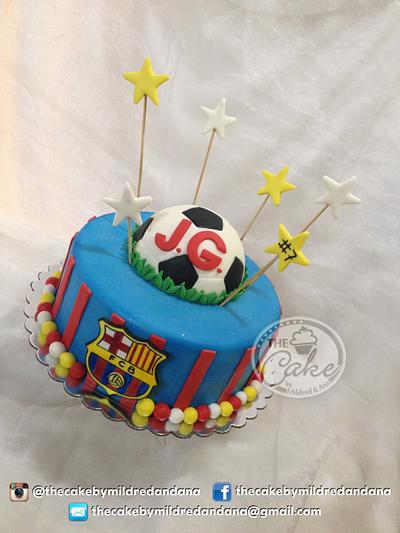 Visca Barça - Cake by TheCake by Mildred