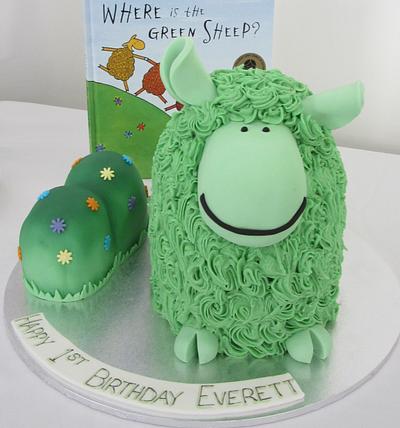 The Green Sheep - Cake by Nada