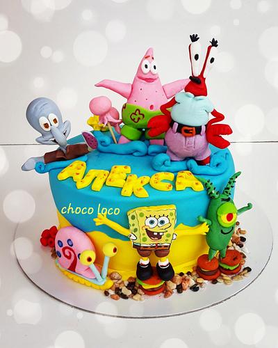 Sponge Bob - Cake by Choco loco