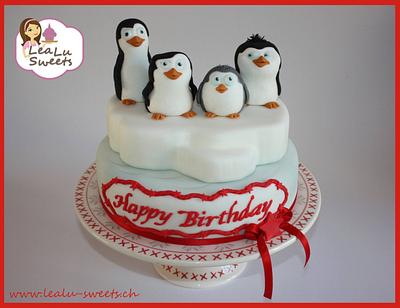 Penguins of Madagascar cake - Cake by Lealu-Sweets