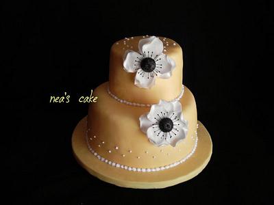 Anemone cake - Cake by Nea's cake