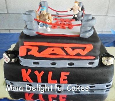 WWE RAW CAKE - Cake by Rita's Cakes