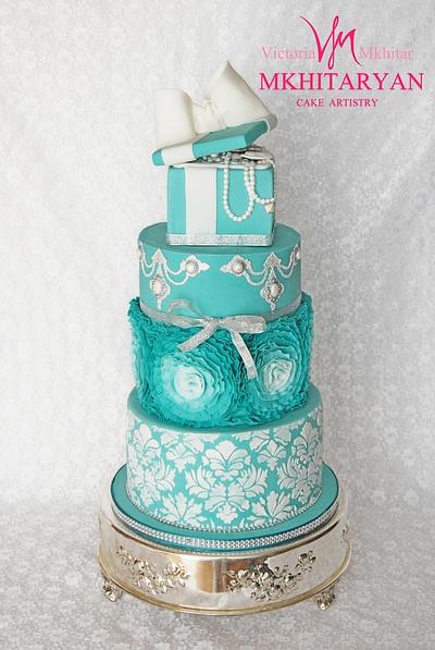 Tiffany wedding cake - Cake by Art Cakes Prague