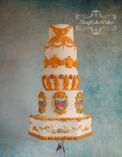 ROCOCO WEDDING CAKE - Cake by MayBakesCakes