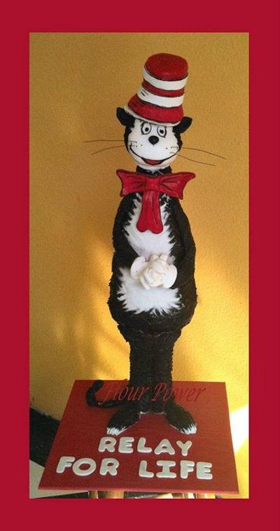 Dr. Seuss Cat in the hat - Cake by FlourPowerBrwd