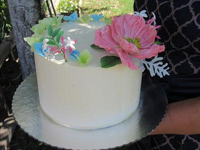 Poppy cake - Cake by MarijaSugarart