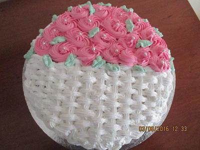 Flowers basket cake - Cake by Susana Falcao