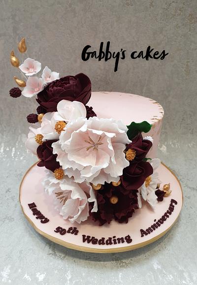 Flower beauty - Cake by Gabby's cakes
