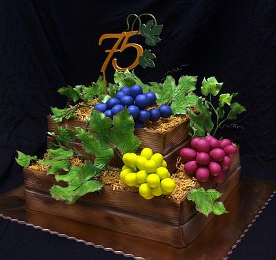 Boxes and grapes - Cake by Margadan