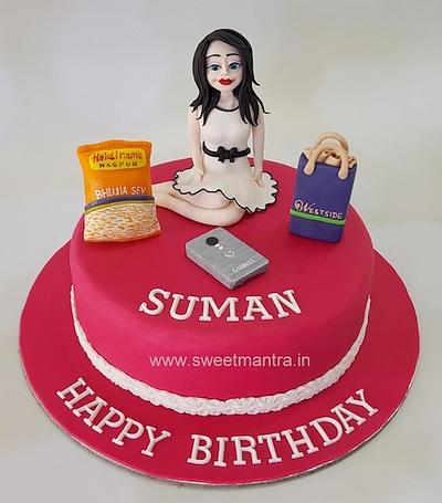 Fashion Girl cake - Cake by Sweet Mantra Homemade Customized Cakes Pune
