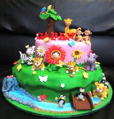 Baby Jungle Pals! - Cake by Roma Bautista
