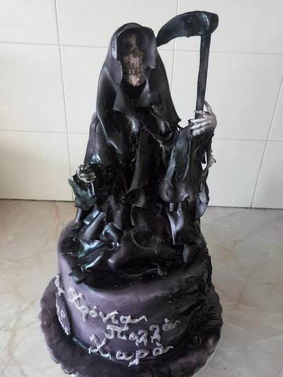 Reaper cake - Cake by Miavour's Bees Custom Cakes