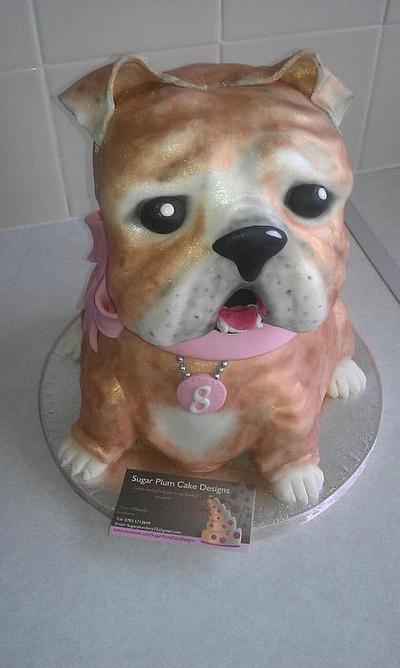 Bessie Boo the English Bulldog Pup - Cake by Tracy