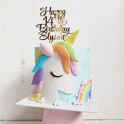 Whimsical Unicorn Cake - Cake by Lulu Goh