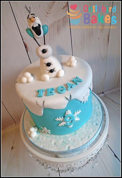 Olaf's lost his head - Cake by Dollybird Bakes