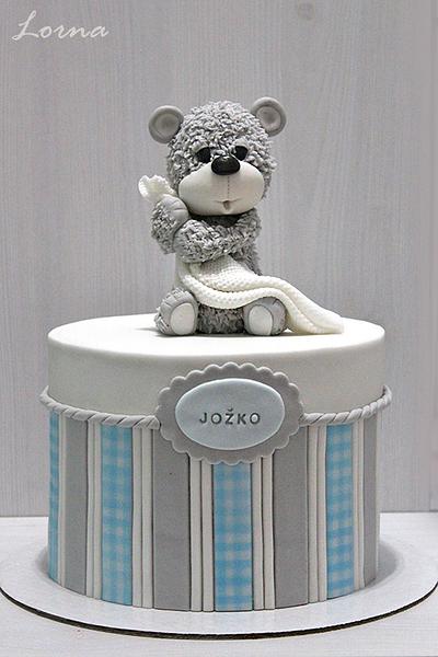 Cute Teddy Bear - Cake by Lorna