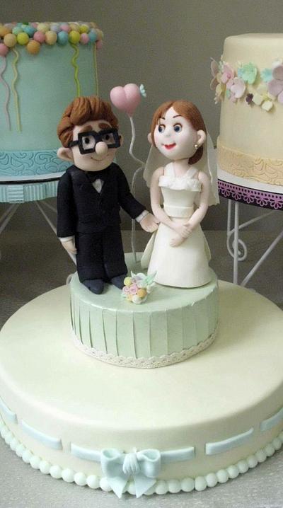 My 1st wedding cake toppers  - Cake by Mel Sibuyo Durant 