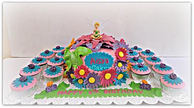 Tinkerbell Cake and Cupcakes - Cake by Yusy Sriwindawati