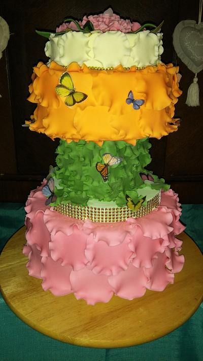 Wedding Cake "Butterflies in the belly" - Cake by Dany Koglin