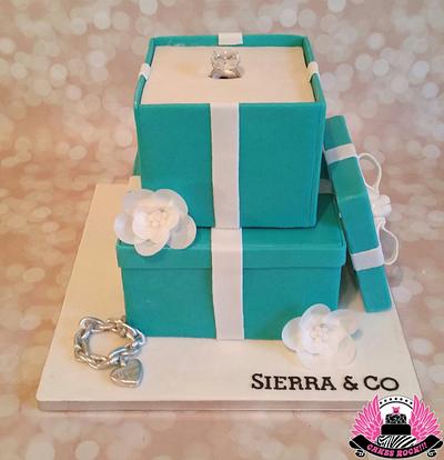 Tiffany Ring Box Bridal Shower - Cake by Cakes ROCK!!!  