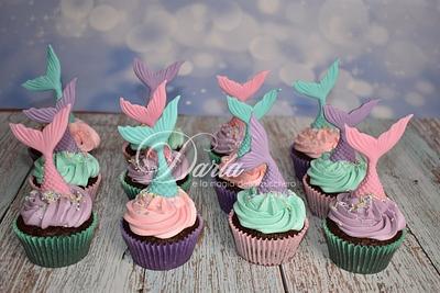 Little mermaid cupcakes - Cake by Daria Albanese