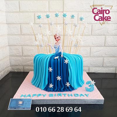 Frozen Elsa Cake - Cake by Ahmed - Cairo Cake احلى تورتة