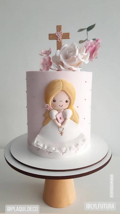 Communion cake - Cake by Silvia Caballero