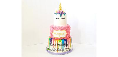 Rainbows and Unicorns - Cake by Donna Tokazowski- Cake Hatteras, Martinsburg WV