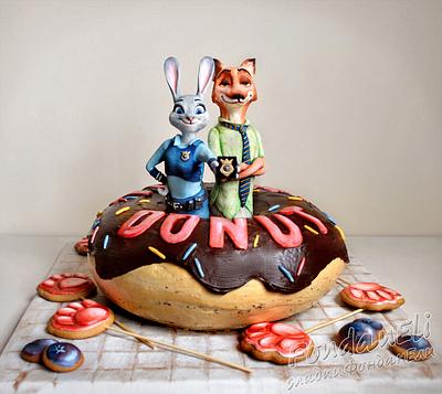 3D cake - Zootopia - Cake by FondanEli