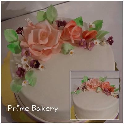 Flower cake - Cake by Prime Bakery
