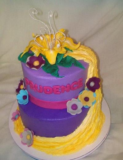 Tangled Theme Cake - Cake by Angel Rushing