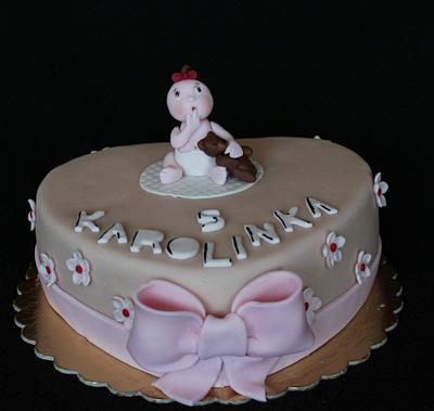 Baby with teddy bear - Cake by Anka