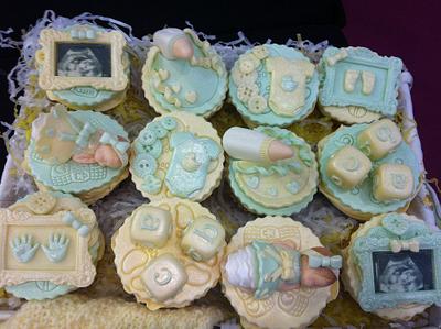 Baby Welcome Cupcakes  - Cake by melinda 
