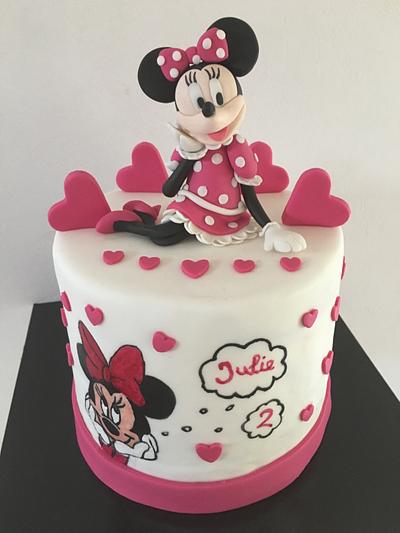 Minnie love - Cake by Rianne