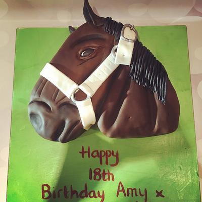 Horse Head cake - Cake by Kelly kusel