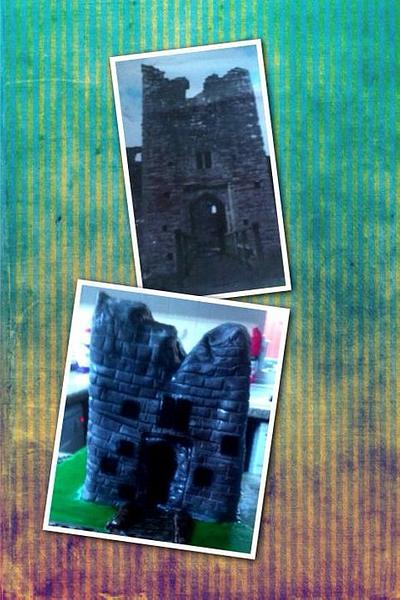 coity castle - Cake by Witty Cakes