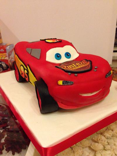 Rayo Mcqueen Cake, Cars Cake - Cake by Mónica