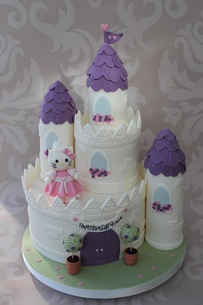 Hello Kitty Castle Cake. - Cake by Dulcie Blue Bakery ~ Chris