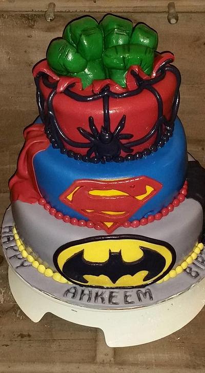 Super Hero Cake - Cake by Cakes Abound