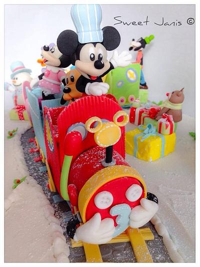 Mickey Mouse & Friends Choo Choo - Cake by Sweet Janis