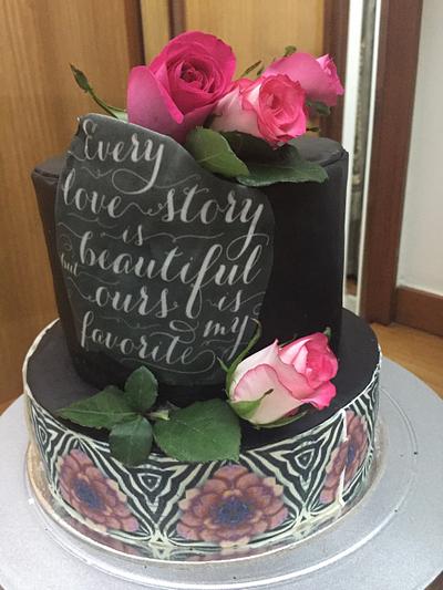 Anniversary cake - Cake by Sunitatreats
