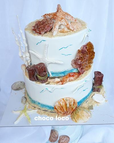 Sea cake - Cake by Choco loco